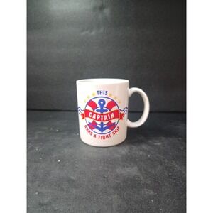 Hallmark This Captain Runs A Tight Ship‎ Coffee Mug, Captain Mug, Nautical Mug
